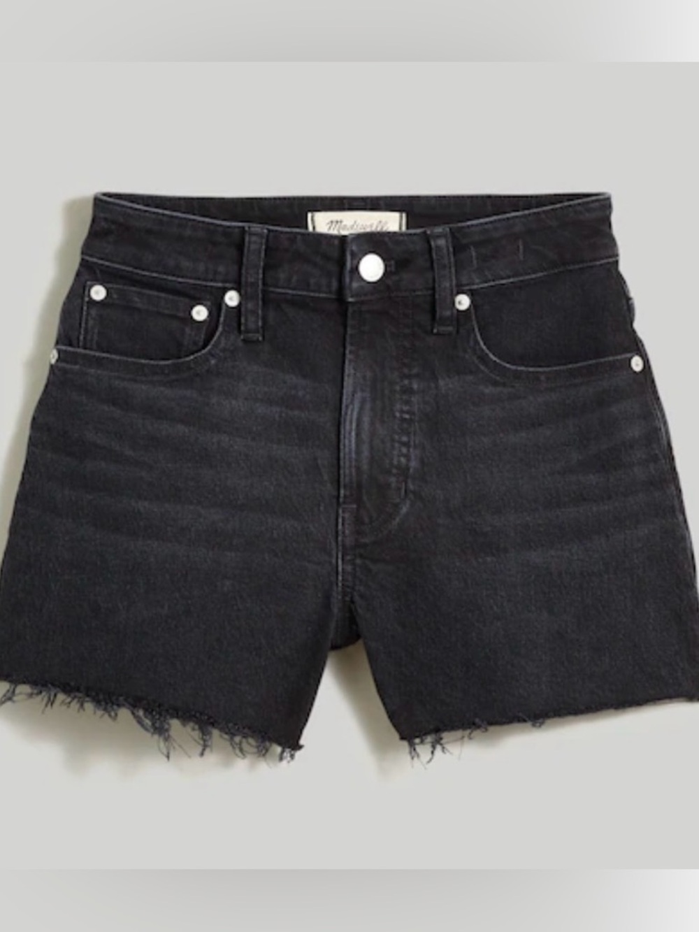 Madewell Curvy Perfect Vintage Jean Shorts- Lunar Wash